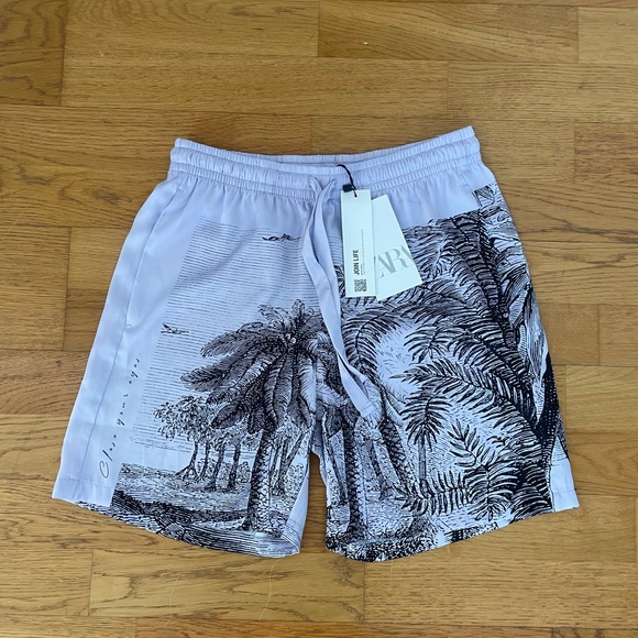 NWT Zara Silk Shorts - Picture 3 of 5